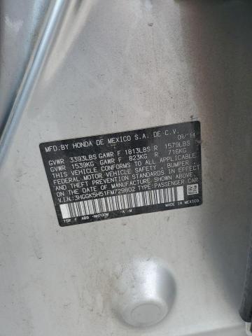 2015 HONDA FIT LX 3HGGK5H51FM729802