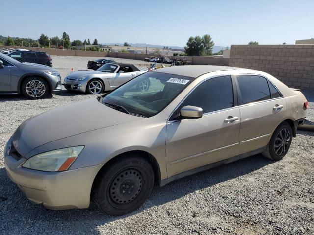HONDA ACCORD LX 2003 gold  gas 1HGCM66363A015527 photo #1