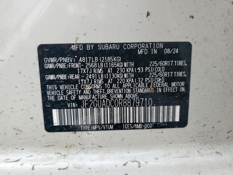 2024 SUBARU CROSSTREK JF2GUADC0R8879710
