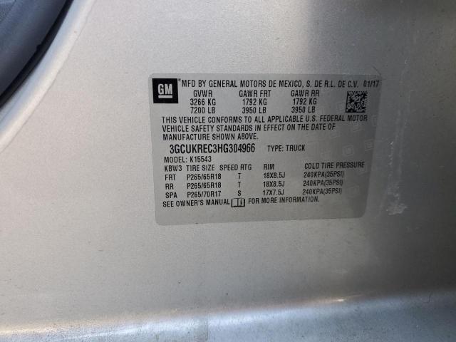 2017 CHEVROLET SILVERADO - 3GCUKREC3HG304966