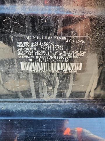 2017 SUBARU WRX PREMIUM JF1VA1E66H9820618