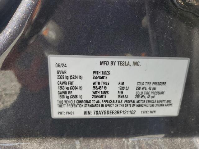 2024 TESLA MODEL Y - 7SAYGDEE3RF121102