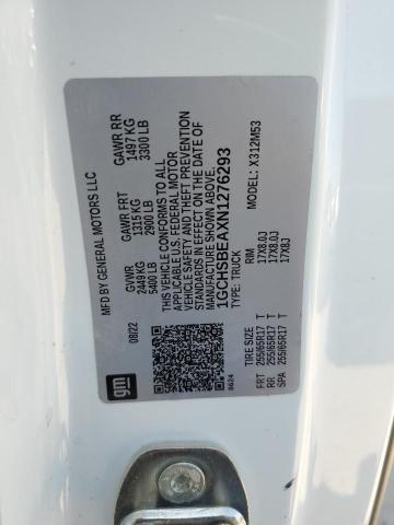 2022 CHEVROLET COLORADO 1GCHSBEAXN1276293