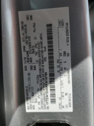 2019 FORD F150 SUPER - 1FTEW1E46KFA14796