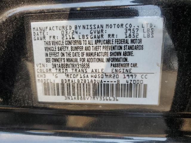 2024 NISSAN SENTRA S - 3N1AB8BV7RY316636