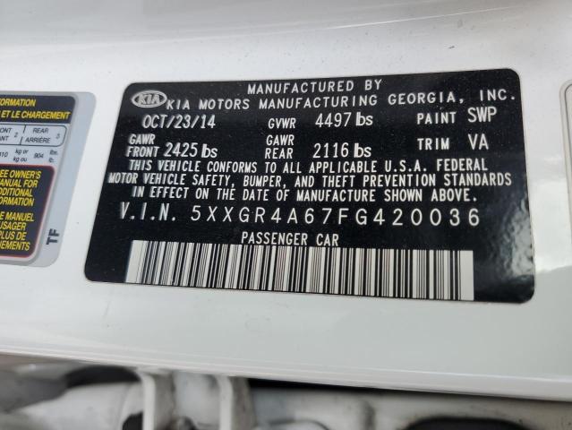 2015 KIA OPTIMA SX 5XXGR4A67FG420036
