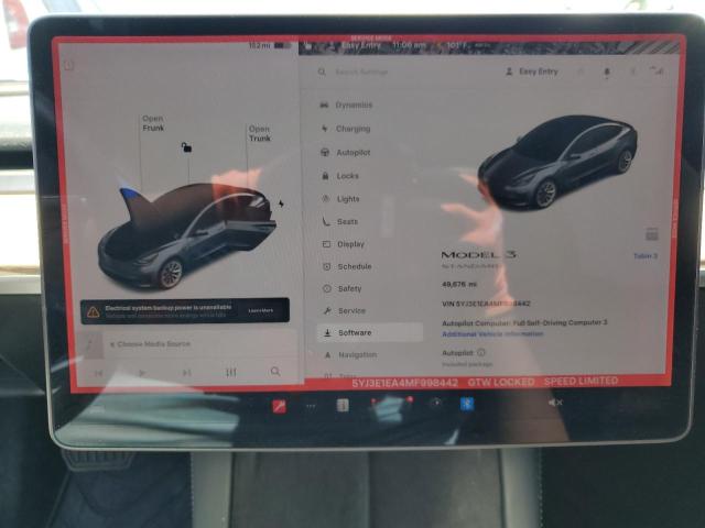 2021 TESLA MODEL 3 5YJ3E1EA4MF998442
