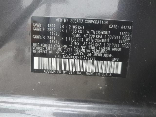 2025 SUBARU CROSSTREK - 4S4GUHU64S3742222