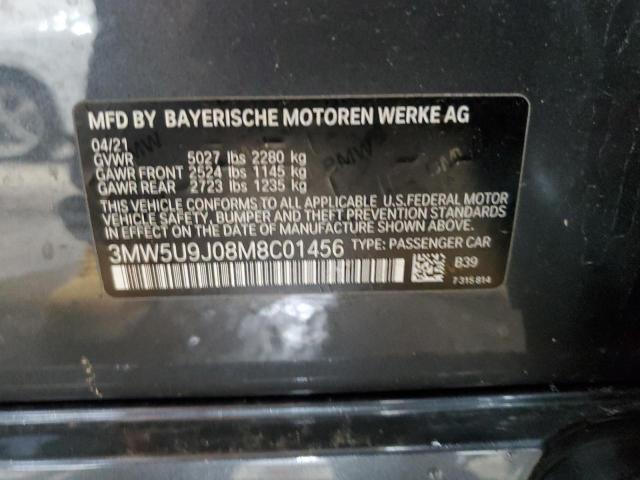 2021 BMW M340XI 3MW5U9J08M8C01456
