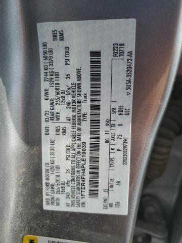 2023 FORD RANGER XL 1FTER4FH4PLE19039
