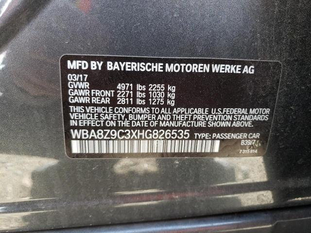 2017 BMW 330 XIGT WBA8Z9C3XHG826535