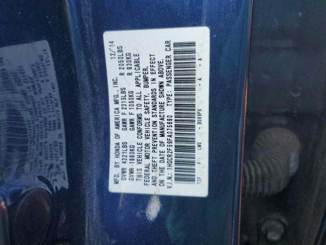 2015 HONDA ACCORD SPO - 1HGCR2F59FA075690