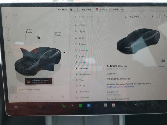 2025 TESLA MODEL 3 - 5YJ3E1EA4SF892568