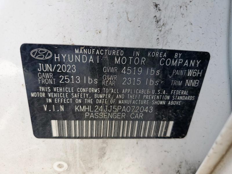 2023 HYUNDAI SONATA HYB KMHL24JJ5PA072043