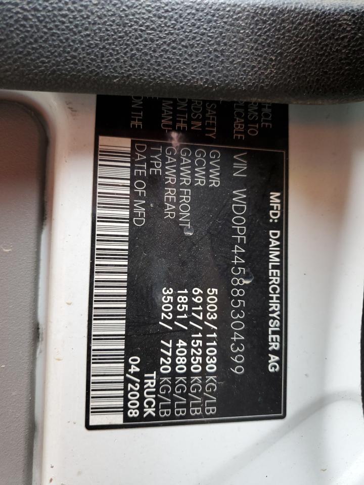 Lot #3308271211 2008 DODGE SPRINTER 3