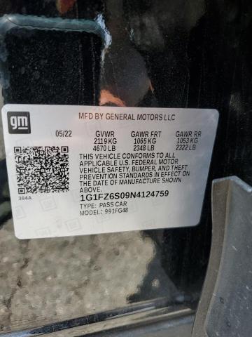 2022 CHEVROLET BOLT EUV P - 1G1FZ6S09N4124759