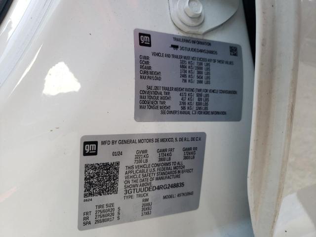 2024 GMC SIERRA K15 3GTUUDED4RG248835