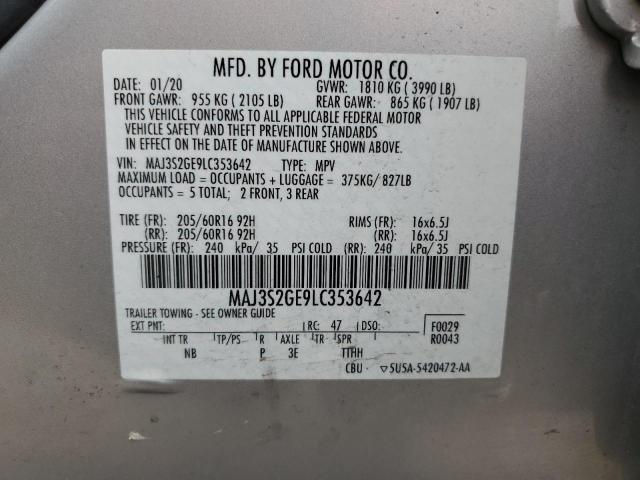 2020 FORD ECOSPORT S - MAJ3S2GE9LC353642