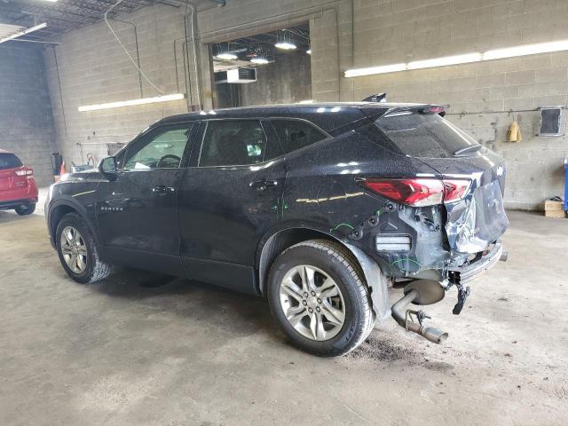 CHEVROLET BLAZER 1LT 2020 blue  gas 3GNKBBRA9LS614608 photo #3