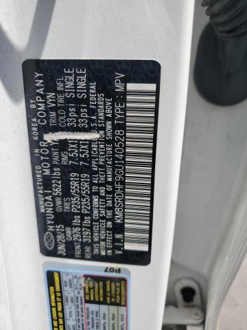 2016 HYUNDAI SANTA FE S - KM8SRDHF9GU140528