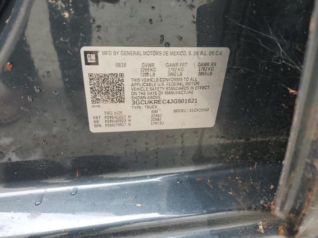 2018 CHEVROLET SILVERADO 3GCUKREC4JG501621
