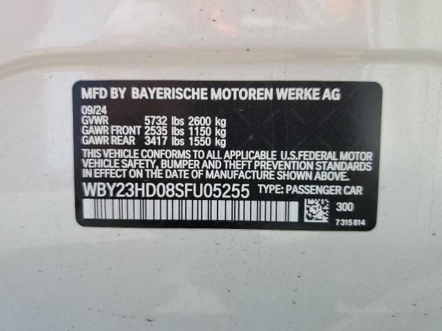 2025 BMW I4 EDRIVE WBY23HD08SFU05255