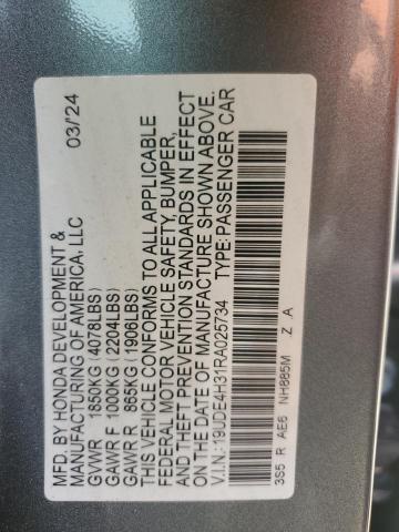2024 ACURA INTEGRA A- 19UDE4H31RA025734