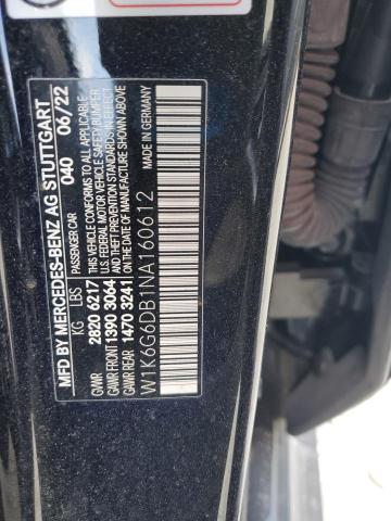 2022 MERCEDES-BENZ S 500 4MAT W1K6G6DB1NA160612