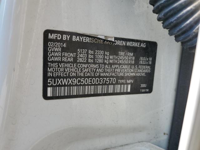 2014 BMW X3 XDRIVE2 - 5UXWX9C50E0D37570