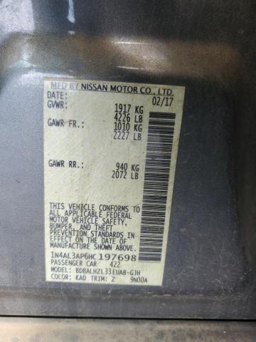 2017 NISSAN ALTIMA 2.5 - 1N4AL3AP6HC197698