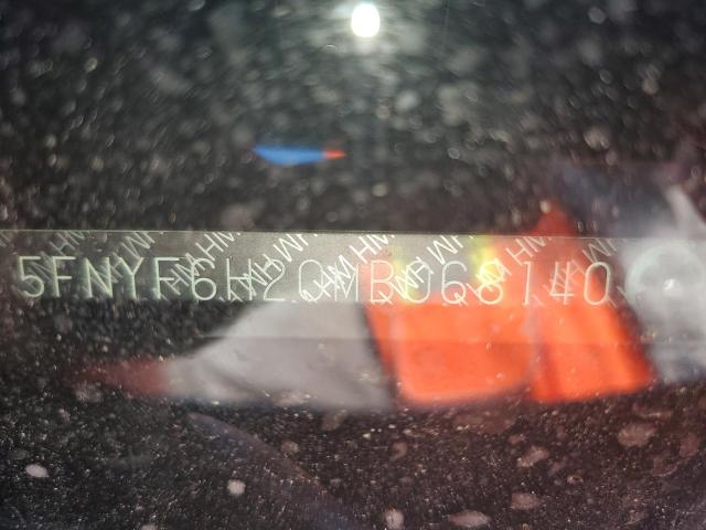 2021 HONDA PILOT SE 5FNYF6H20MB068140