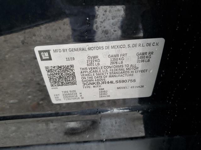 2020 CHEVROLET BLAZER 3LT - 3GNKBJR44LS590755