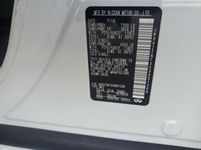 2019 INFINITI QX80 LUXE JN8AZ2NFXK9681306