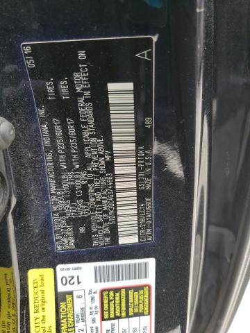 2016 TOYOTA SIENNA XLE 5TDYK3DC4GS744663