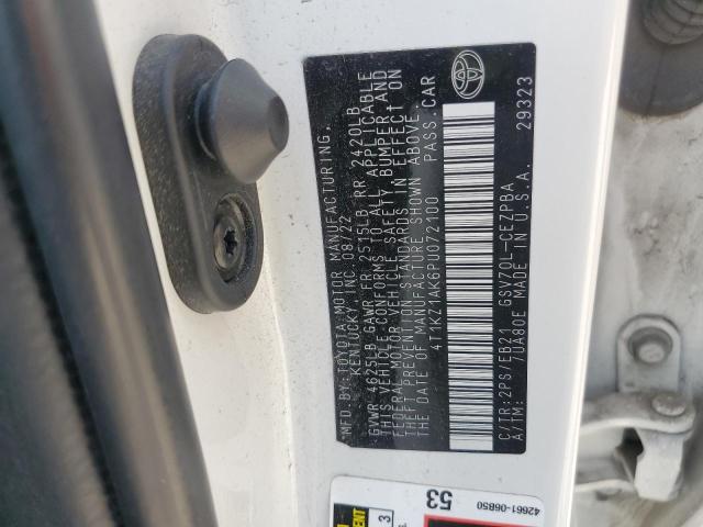 2023 TOYOTA CAMRY TRD 4T1KZ1AK6PU072100