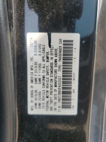 2015 HONDA ACCORD EXL 1HGCT2B85FA002527