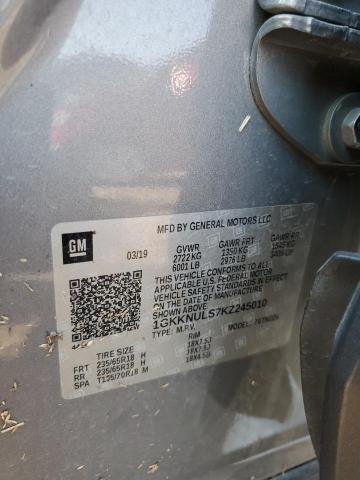 2019 GMC ACADIA SLT - 1GKKNULS7KZ245010