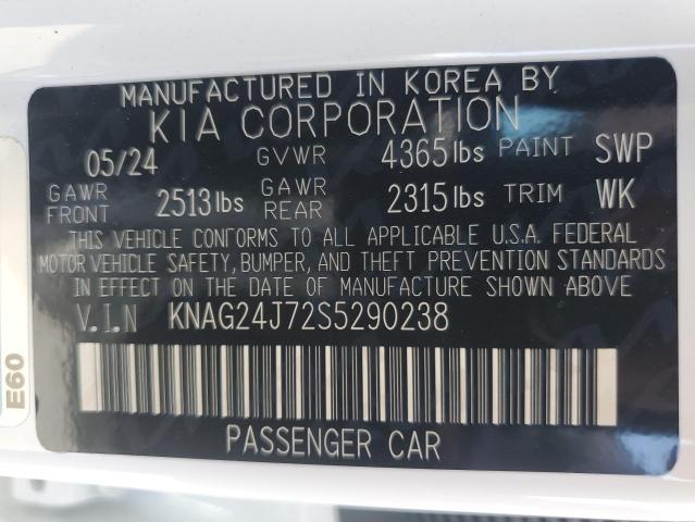2025 KIA K5 LXS KNAG24J72S5290238