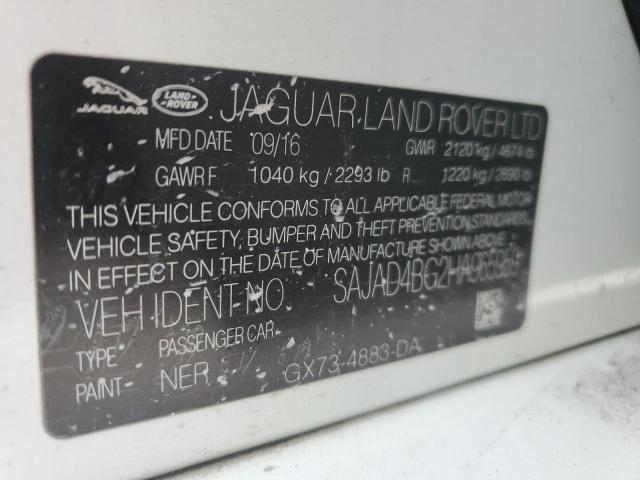 2017 JAGUAR XE PREMIUM SAJAD4BG2HA965959