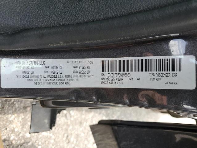 2016 CHRYSLER 200 LX 1C3CCCFB7GN195823