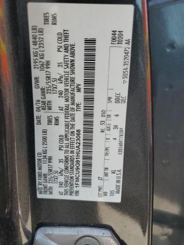 2017 FORD ESCAPE SE - 1FMCU9G91HUA23068