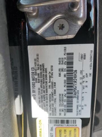 2018 FORD FUSION S - 3FA6P0G77JR240436