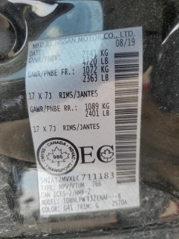 2020 NISSAN ROGUE S - 5N1AT2MVXLC711183