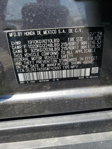 2025 HONDA HR-V LX - 3CZRZ1H39SM742893