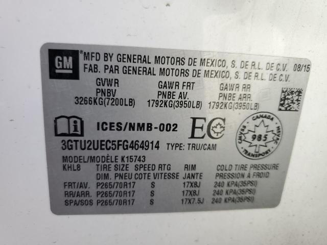 2015 GMC SIERRA K15 - 3GTU2UEC5FG464914