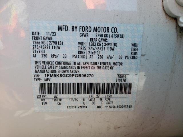 2023 FORD EXPLORER S 1FM5K8GC9PGB95270