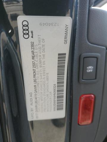 2017 AUDI A4 ULTRA P - WAUGMAF44HN066324