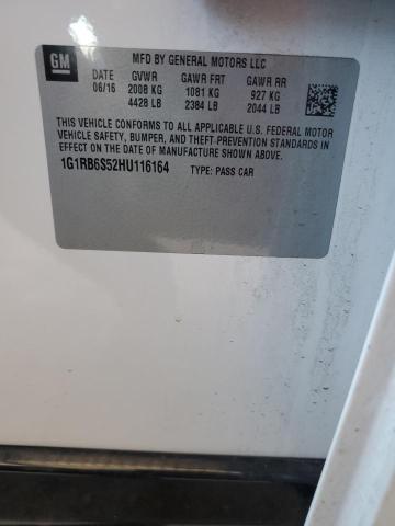 2017 CHEVROLET VOLT PREMI 1G1RB6S52HU116164