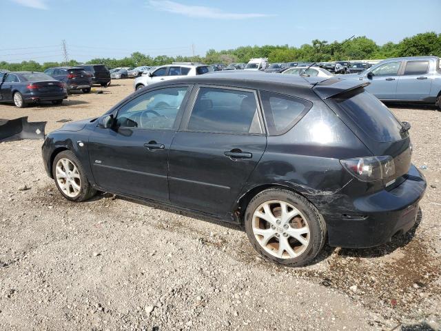 MAZDA 3 HATCHBAC 2008 black  gas JM1BK343581119371 photo #3