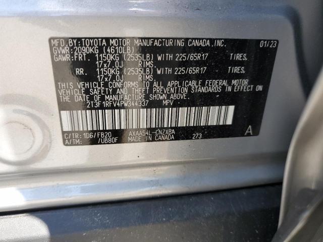 2023 TOYOTA RAV4 LE - 2T3F1RFV4PW344337